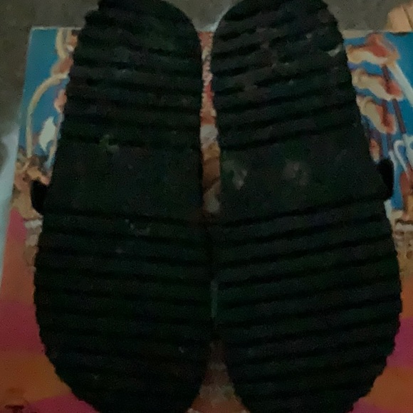 BooHoo Black Double Strap Sandals. Buckle Detail. Size 9. Patent straps - Picture 5 of 5